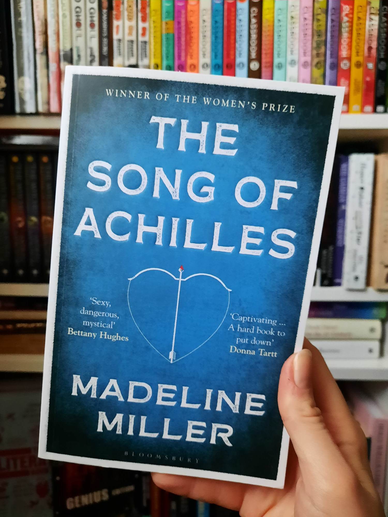 Book cover - The Song of Achilles by Madeline Miller